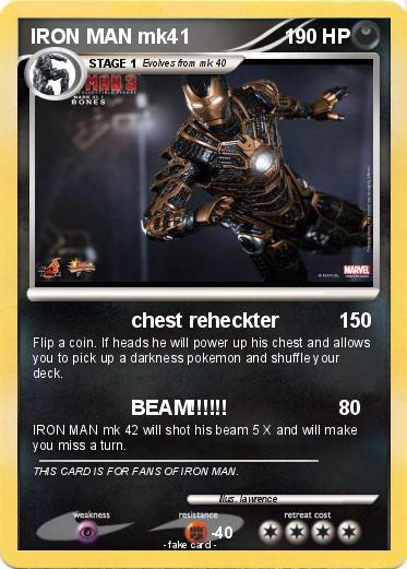Pokemon IRON MAN mk41