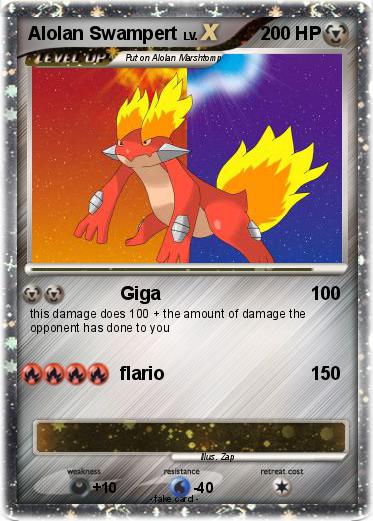 Pokemon Alolan Swampert