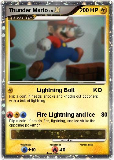 Pokemon Thunder Mario