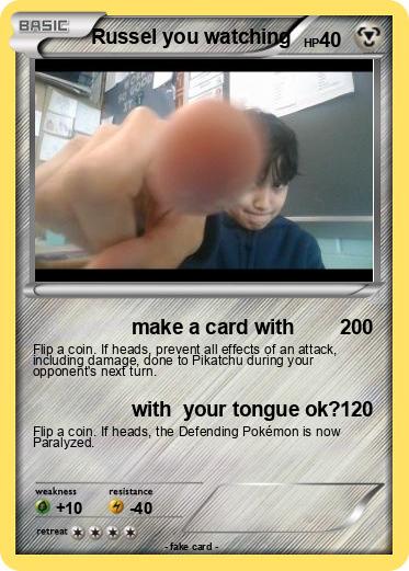 Pokemon Russel you watching