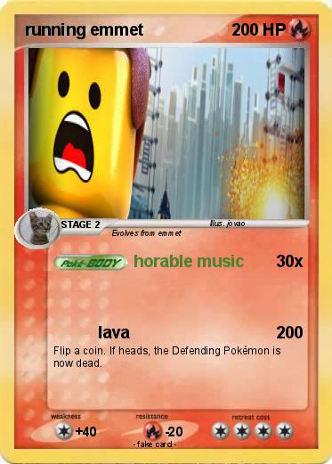 Pokemon running emmet