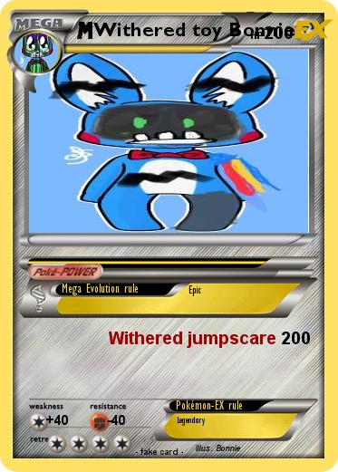 Pokemon Withered toy Bonnie