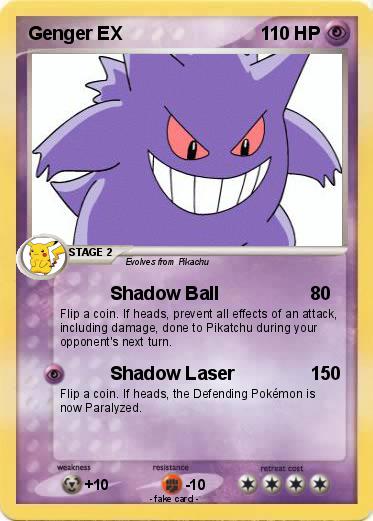 Pokemon Genger EX