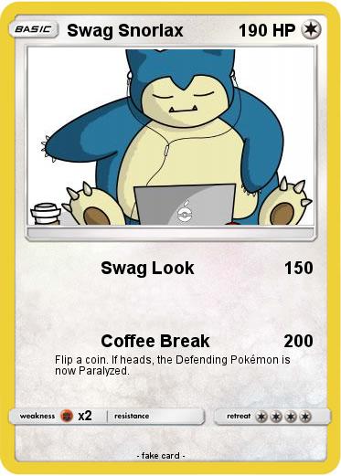 Pokemon Swag Snorlax