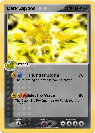 Pokemon Dark Zapdos