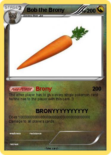 Pokemon Bob the Brony