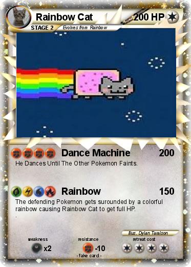 Pokemon Rainbow Cat