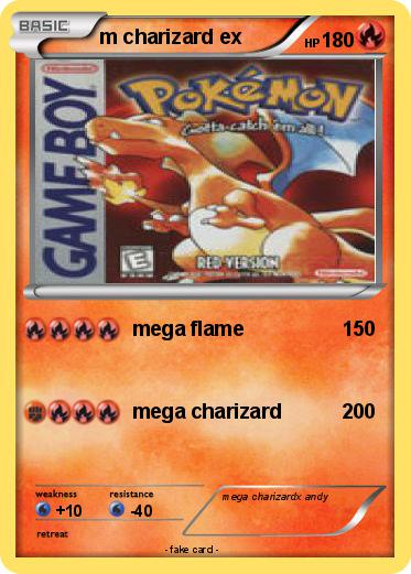 Pokemon m charizard ex