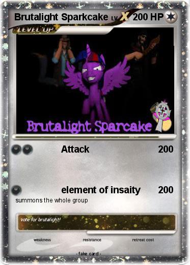 Pokemon Brutalight Sparkcake