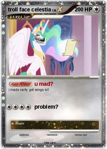 Pokemon troll face celestia