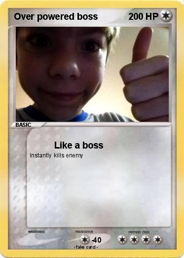 Pokemon Over powered boss