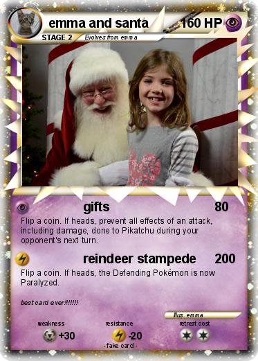 Pokemon emma and santa