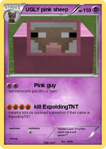 Pokemon UGLY pink sheep