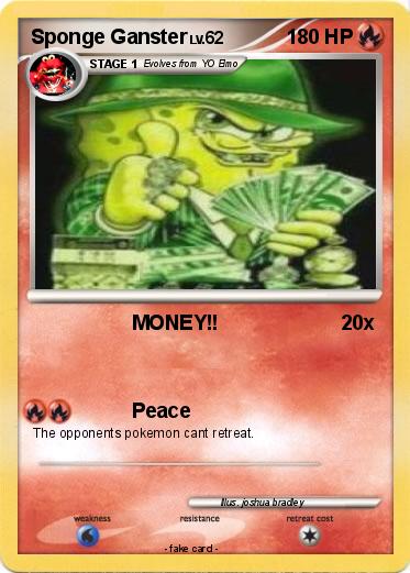 Pokemon Sponge Ganster