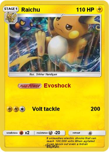 Pokemon Raichu