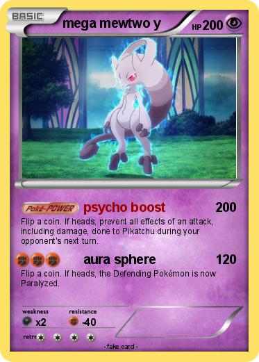 Pokemon mega mewtwo y