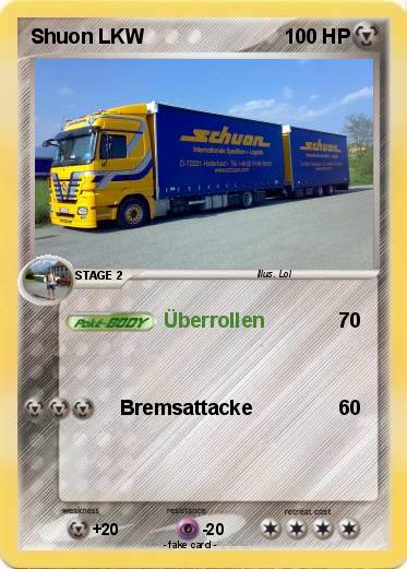 Pokemon Shuon LKW