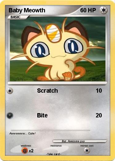 Pokemon Baby Meowth