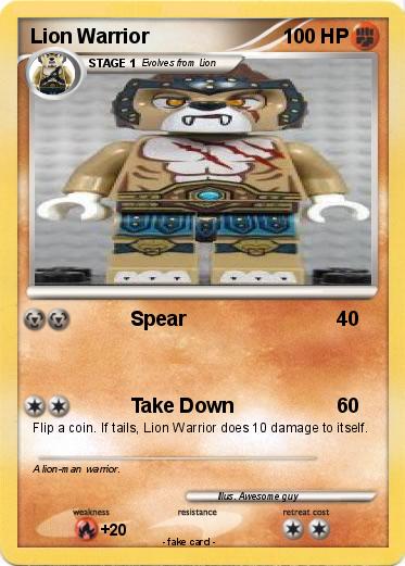 Pokemon Lion Warrior