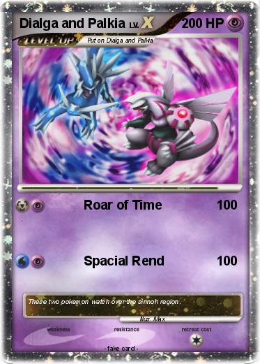 Pokemon Dialga and Palkia