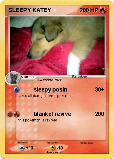 Pokemon SLEEPY KATEY