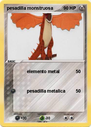 Pokemon pesadilla monstruosa