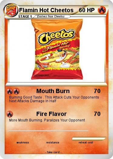 Pokemon Flamin Hot Cheetos
