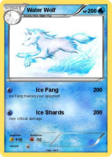 Pokemon Water Wolf