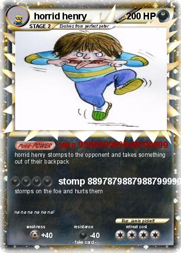 Pokemon horrid henry