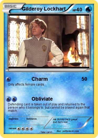 Pokemon Gilderoy Lockhart