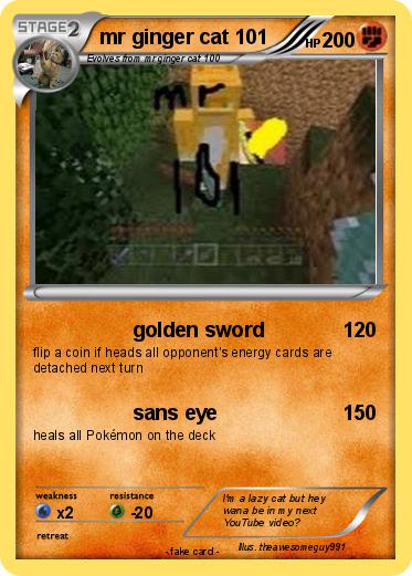 Pokemon mr ginger cat 101