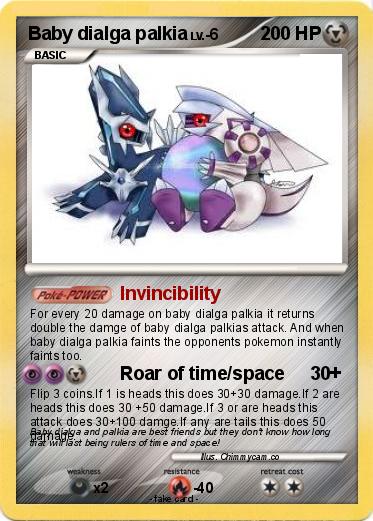 Pokemon Baby dialga palkia