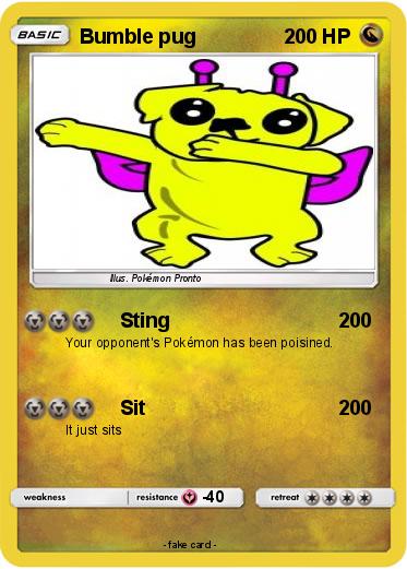 Pokemon Bumble pug
