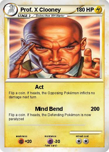 Pokemon Prof. X Clooney