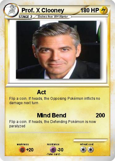 Pokemon Prof. X Clooney