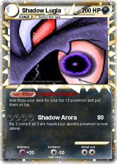 Pokemon Shadow Lugia