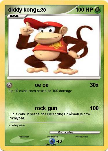 Pokemon diddy kong