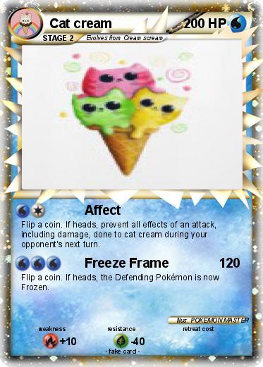 Pokemon Cat cream