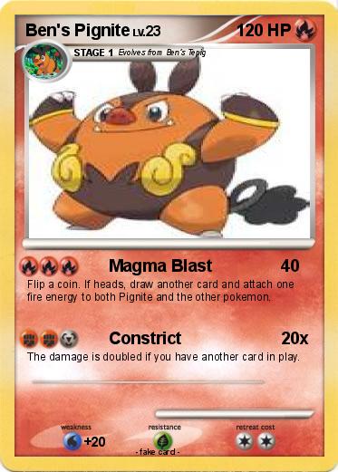 Pokemon Ben's Pignite