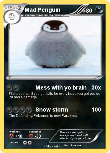 Pokemon Mad Penguin