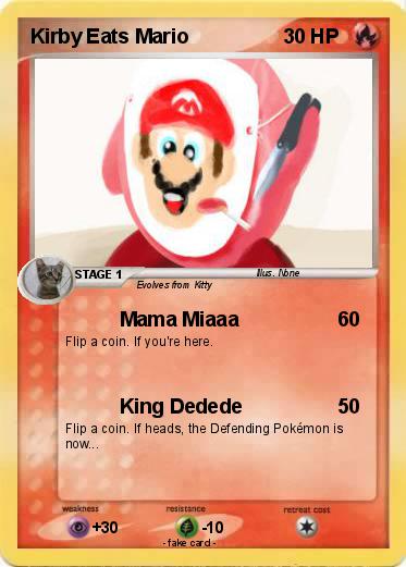 Pokemon Kirby Eats Mario