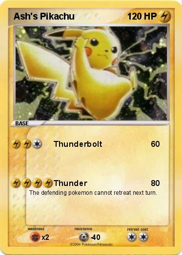 Pokemon Ash's Pikachu