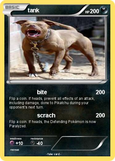 Pokemon tank