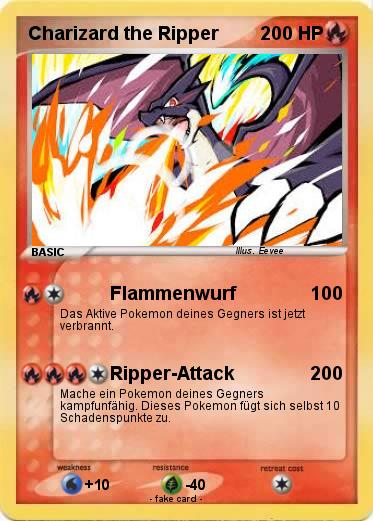Pokemon Charizard the Ripper