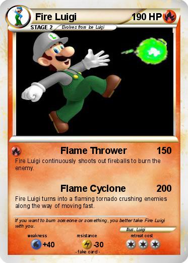 Pokemon Fire Luigi