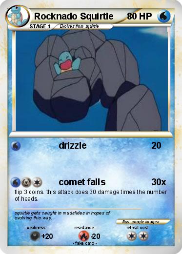Pokemon Rocknado Squirtle