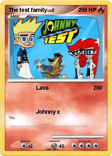 Pokemon The test family