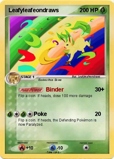 Pokemon Leafyleafeondraws