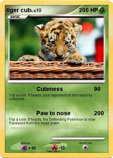 Pokemon tiger cub