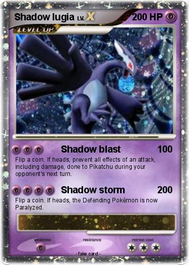 Pokemon Shadow lugia